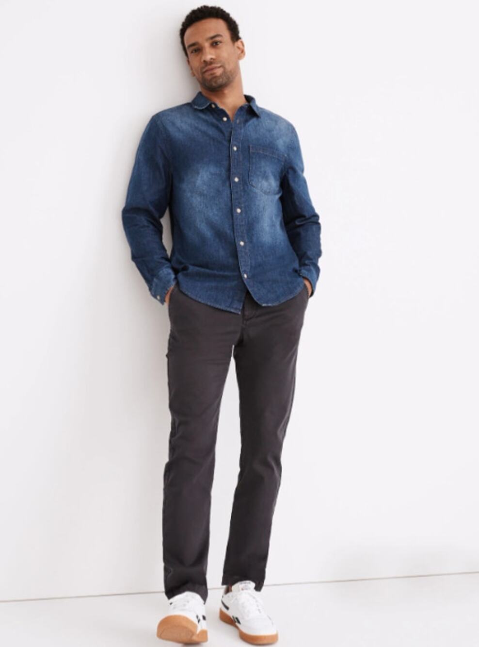 Athletic Slim Chino Pants: COOLMAX Edition Black Charcoal Size 29 X 30